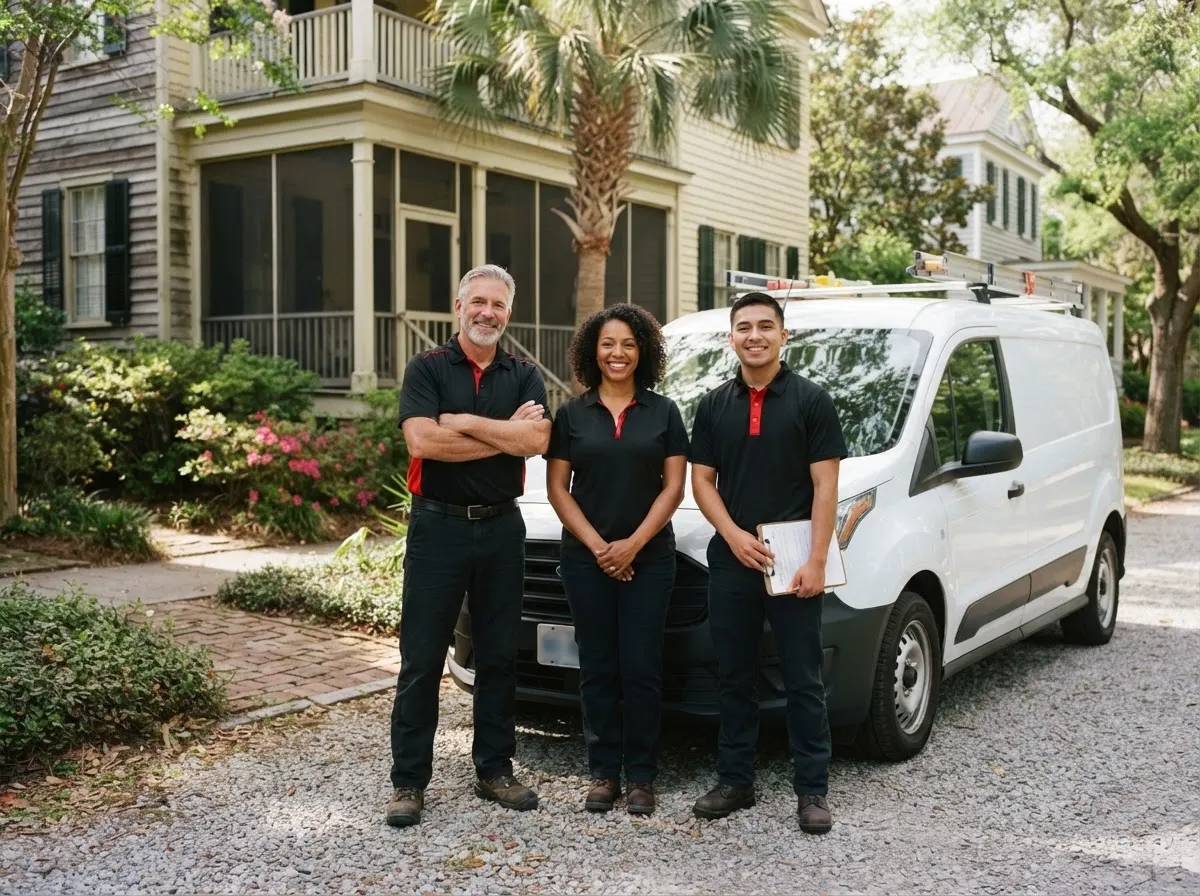 The Coastal Wren Pest Control team, pest control service in Charleston, SC
